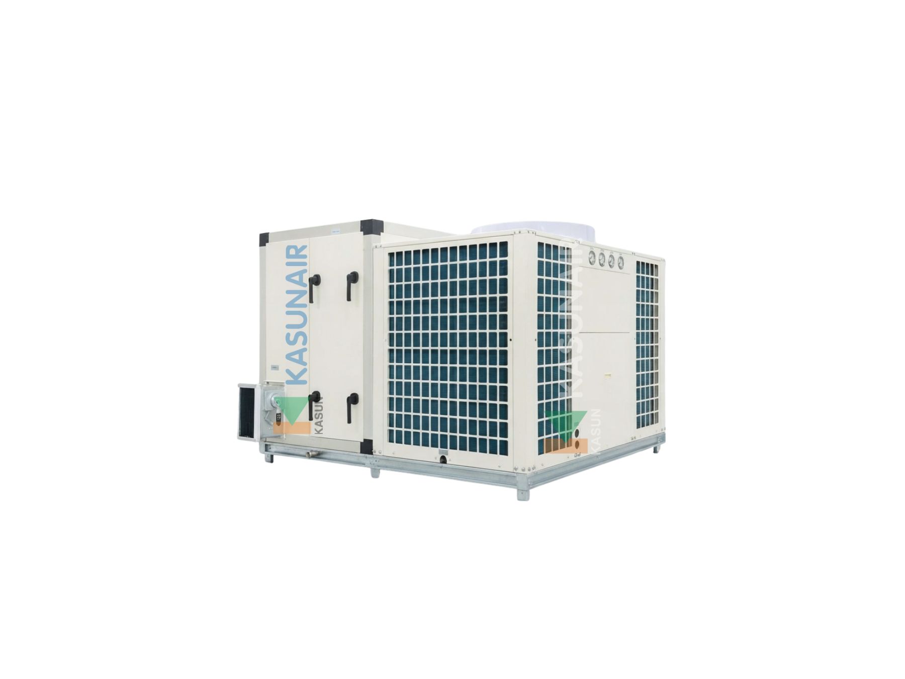 Tổng quan máy Rooftop Air Cooled Package DX Unit Kasunair mini tại nhà máy