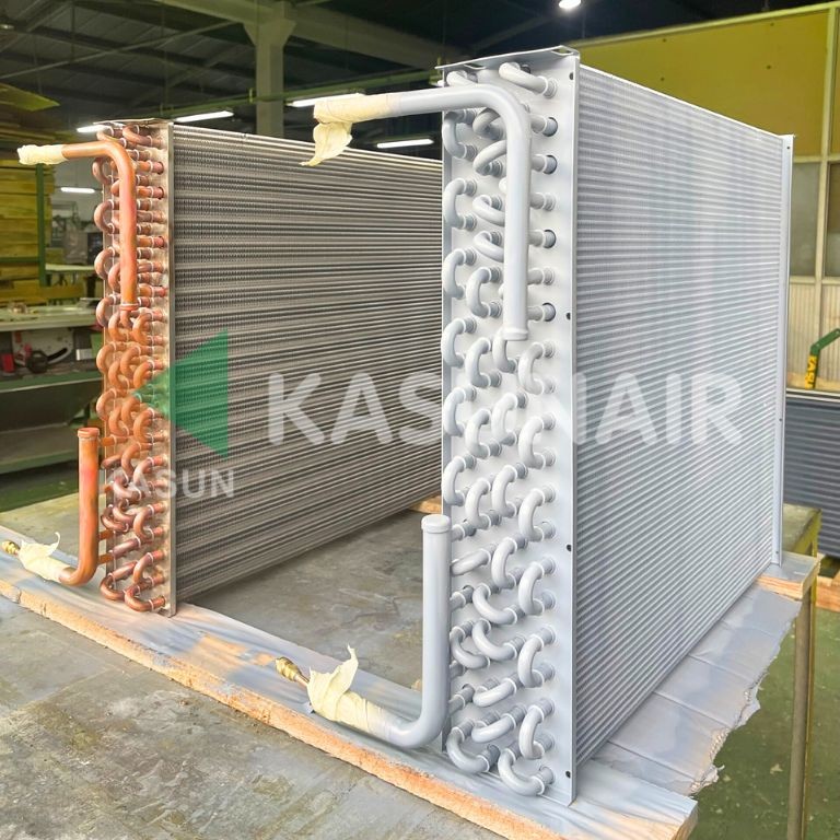 Góc chụp toàn cảnh sản phẩm coil phủ HereShield Kasunair sẵn sàng phục vụ cho các công trình công nghiệp và thương mại.