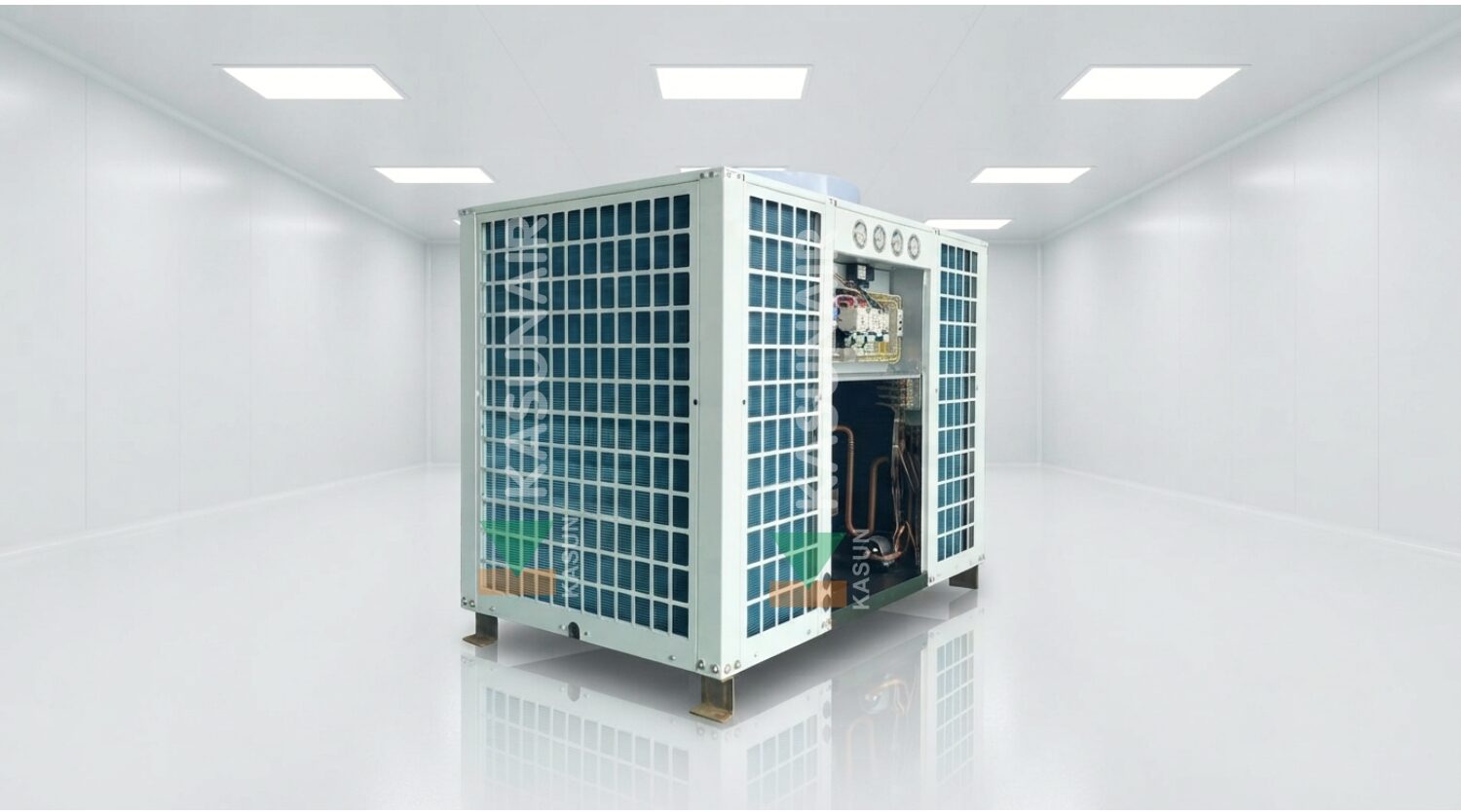 Cấu trúc dàn lạnh Rooftop Package DX Unit bên trái Kasunair